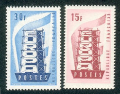Lot B180 France N°1076/77 Europa De 1956 (**) - Sonstige & Ohne Zuordnung