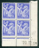 Lot A900 France Coin Daté Iris N°434 (**) - 1940-1949