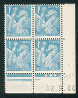 Lot A929 France Coin Daté Iris N°650 (**) - 1940-1949
