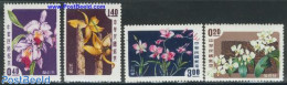 Taiwan 1958 Orchids 4v, Unused (hinged), Nature - Flowers & Plants - Orchids - Andere & Zonder Classificatie