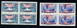 Lot Z965 Levant France Libre N°42/43** Bloc De 4 - Unused Stamps