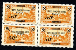 Lot Z964 Levant France Libre N°41** Bloc De 4 - Unused Stamps