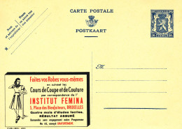 BELGIUM PPS 50C BLUE "SCEAU D'ETAT" SBEP PUBLIBEL 484 UNUSED - Werbepostkarten