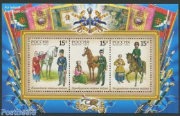 Russia 2012 Russian Cossacks S/s, Mint NH, Nature - Various - Horses - Costumes - Uniforms - Costumi