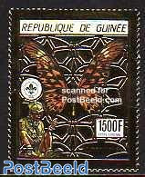 Guinea, Republic 1990 Scouting, Butterfly 1v Gold, Mint NH, Nature - Sport - Butterflies - Scouting - Autres & Non Classés