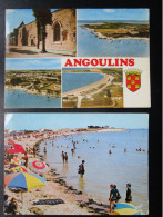 CP 17 Charente Maritime ANGOULINS  - Lot De 2 Cartes Postales - Angoulins