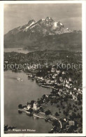 11736911 Weggis Vierwaldstaettersee Fliegeraufnahme Vierwaldstaettersee Und Pila - Andere & Zonder Classificatie