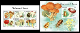 Sierra Leone  2023 Mushrooms & Insects. (302) OFFICIAL ISSUE - Andere & Zonder Classificatie