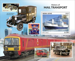 Sierra Leone  2023 Postal Transport. Train. (317b) OFFICIAL ISSUE - Treinen