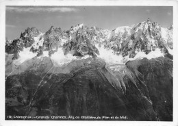 CHAMONIX-MONT BLANC  Grands Charmoz, Aig De Blatiere, Du Plan Et Du Midi  20  (scan Recto Verso)MG2874UND - Chamonix-Mont-Blanc