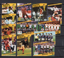 Tuvalu - Nanumaga 1986 Football Soccer World Cup Set Of 12 MNH - 1986 – Mexico