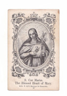 S. Cor Mariae, The Blessed Heart Of Mary, Très Saint Coeur De Marie, éd. C. & N. Benziger - Santini