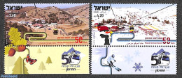 Israel 2022 50 Years Mount Hermon Resort 2v, Mint NH - Nuovi