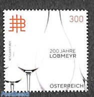 Austria 2023 200 Years Lobmeyr Glass 1v, Mint NH, Art - Industrial Design - Unused Stamps