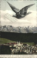 11736683 Einsiedeln SZ Mit Schwyzer Alpen Brief-Taube Einsiedeln - Sonstige & Ohne Zuordnung