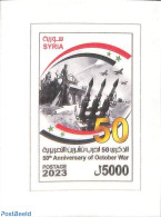 Syria 2023 October War S/s, Mint NH, History - Transport - Militarism - Aircraft & Aviation - Militares