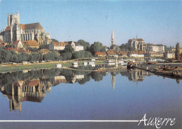 AUXERRE  Le Pont Paul Bert, La Cathédrale St Etienne Et L'église St Germain   26 (scan Recto Verso)MG2883 - Auxerre