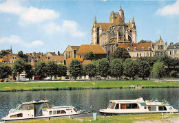 AUXERRE  L'Yonne Et L'abside De La Cathédrale St Etienne    27 (scan Recto Verso)MG2883 - Auxerre