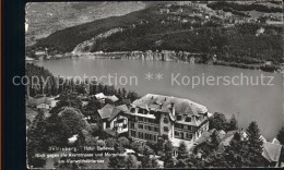 11736532 Seelisberg UR Hotel Bellevue Mit Axenstrasse Und Morschach Am Vierwalst - Autres & Non Classés