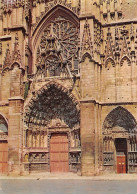 AUXERRE  La Cathédrale St Etienne - Détail Du Portail   7 (scan Recto Verso)MG2889 - Auxerre