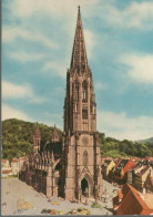 Germany. Freiburg Schwarzwald. Das Munster. The Catedral. Illustrated View Posted Postcard - Freiburg I. Br.