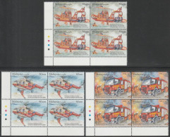 Malaysia 2024-4 Rescue Vehicle MNH (blk/4, Color) Firefighting Transport Boat Helicopter Fire Engine Truck - Malesia (1964-...)