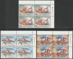 Malaysia 2024-4 Rescue Vehicle MNH (blk/4, Color) Firefighting Transport Boat Helicopter Fire Engine Truck - Malasia (1964-...)