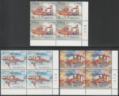 Malaysia 2024-4 Rescue Vehicle MNH (blk/4, Plate) Firefighting Transport Boat Helicopter Fire Engine Truck - Malaysia (1964-...)