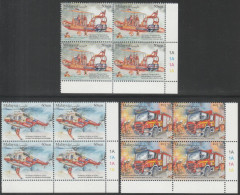 Malaysia 2024-4 Rescue Vehicle MNH (blk/4, Plate) Firefighting Transport Boat Helicopter Fire Engine Truck - Maleisië (1964-...)