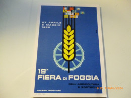 Cartolina Postale "DICIANNOVESIMA FIERA DI FOGGIA 27 APRILE  - 5 MAGGIO 1968" - 1961-70: Marcophilie