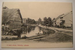 Victoria,Labuan.A Back Street.Malaysia.British North Borneo - Malesia