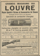 Rayon Spécial D'Armes Et Accessoires De Chasse - Pubblicità 1928 - Advert. - Advertising