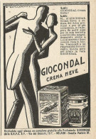 GIOCONDAL Crema Neve - Pubblicità 1932 - Advertising - Advertising