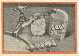 Pasta Dentifricia ODOL - Pubblicità 1932 - Advertising - Advertising