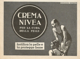 Crema NIVEA Per La Cura Della Pelle - Pubblicità 1937 - Advertising - Advertising