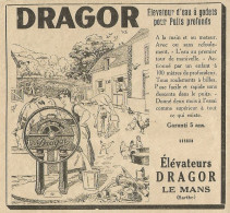 Elèvateurs DRAGOR - Pubblicità 1928 - Advertising - Advertising