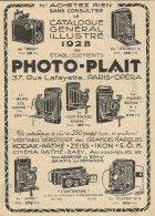 PHOTO PLAIT - Pubblicità 1928 - Advertising - Advertising