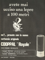 Cartuccia COOPPAL Royale - Pubblicità 1969 - Advertising - Pubblicitari