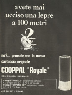 Cartuccia COOPPAL Royale - Pubblicità 1969 - Advertising - Publicidad