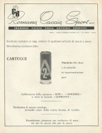 Romana Caccia Sport - Cartucce Leprotto - Pubblicità 1969 - Advertising - Pubblicitari