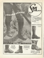 Scarpe Da Caccia San MARCO - Caerano - Pubblicità 1969 - Advertising - Pubblicitari