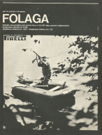Battello Pneumatico FOLAGA - Pirelli - Pubblicità 1969 - Advertising - Pubblicitari