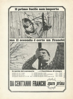 Carabine FRANCHI - Pubblicità 1969 - Advertising - Pubblicitari