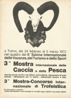 3° Mostra Internazionale Della Caccia E Pesca - Pubblicità 1971 - Advertis - Publicidad