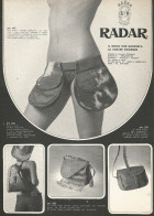 RADAR Accessori Per Caccia E Sport - Pubblicità 1972 - Advertising - Advertising