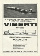 Viberti Tipo JS90 Per Il Rifornimento Degli Aerei_Pubblicità 1967 - Advert - Advertising