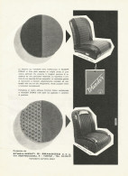 Fodere Per Sedili Auto Wunder - Brandizzo - Pubblicità 1967 - Advertising - Pubblicitari