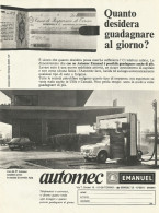 Lavaggio Auto Automec - Pubblicità 1967 - Advertising - Publicidad