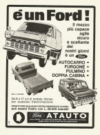 Ford - Concessionaria Atauto - Torino - Pubblicità 1967 - Advertising - Publicidad