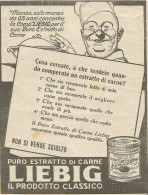Estratto Di Carne LIEBIG Non Si Vende Sciolto - Pubblicità 1933 - Advertis - Pubblicitari